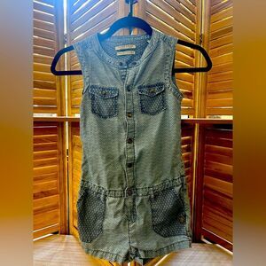 Scotch R'Belle Blue Patterned Kids Romper